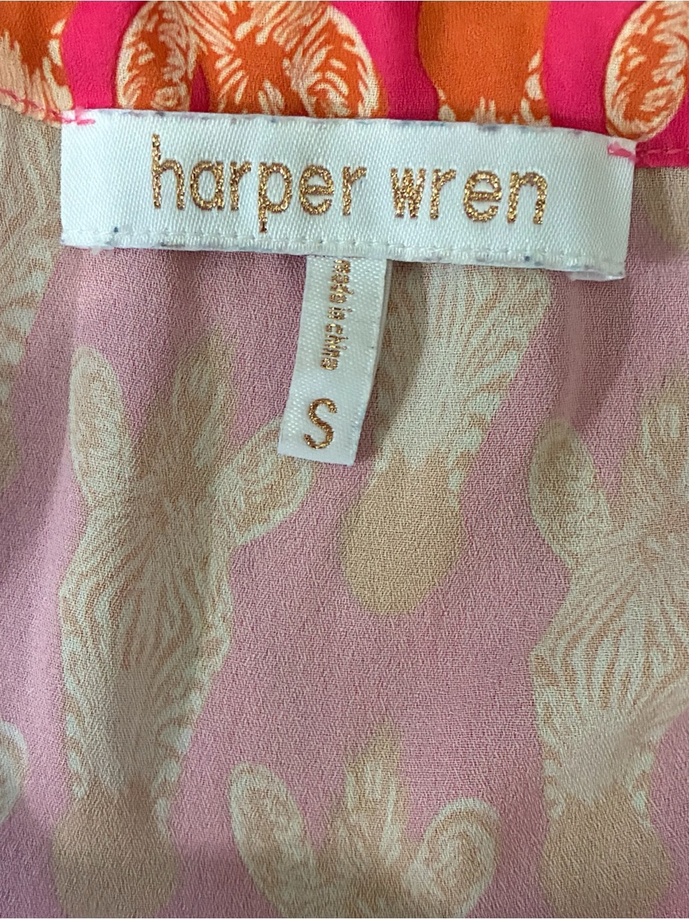 Harper Wren Pink Ruffle Mini Dress with Zebra Head Print - Picture 3 of 4